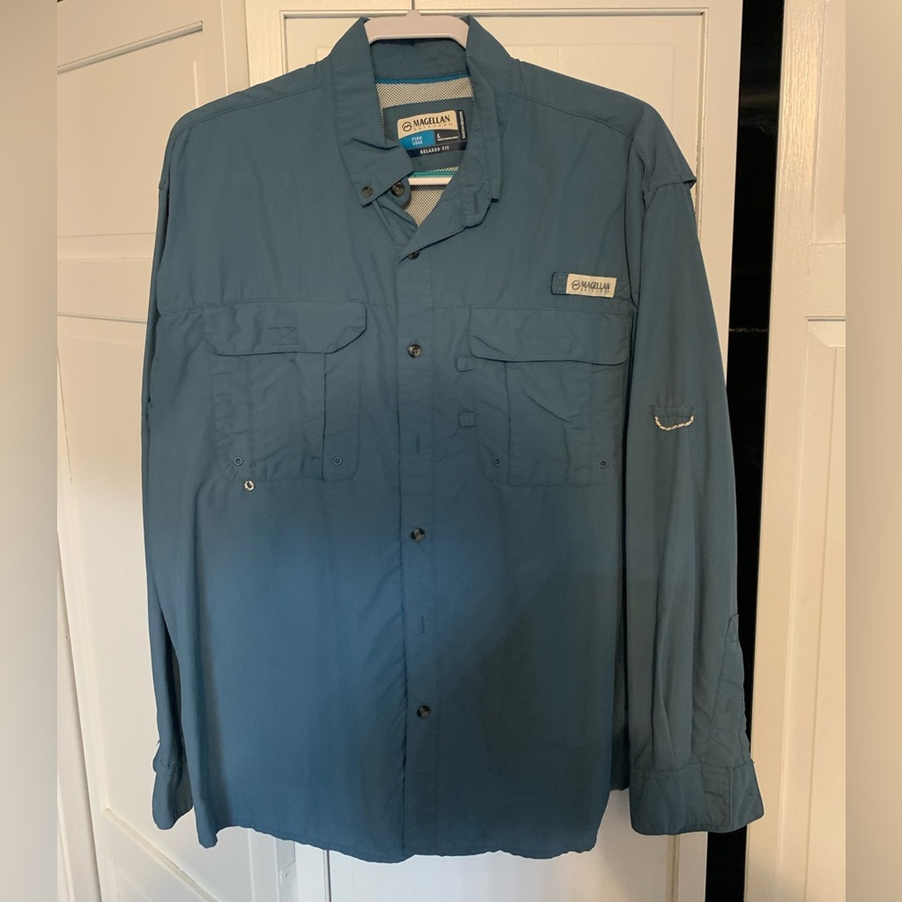 Magellan Long Sleeve Button Up